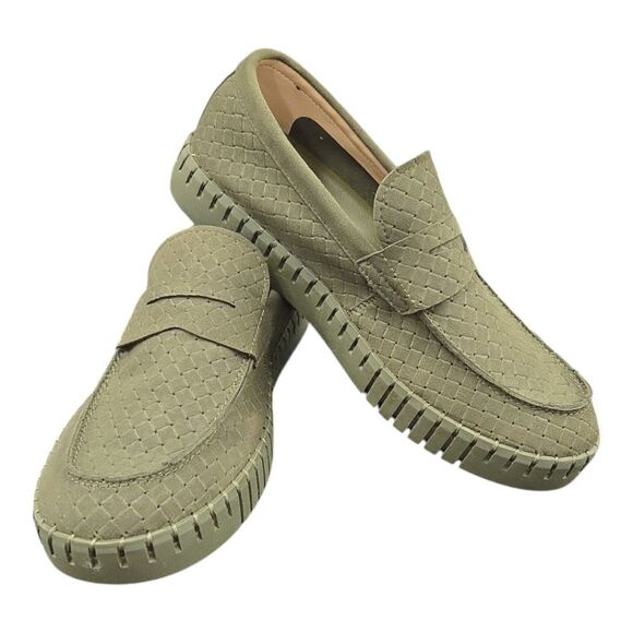 BROOKLYN MEN'S FASHION WEAVE PATTERN CASUAL SHOE BY GLOBE FOOTWEAR #731 - Picture 2 of 8